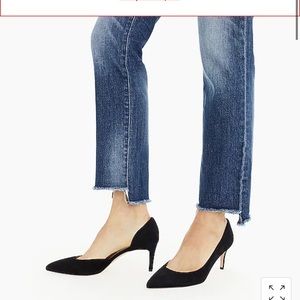 Lucie suede pumps J. crew